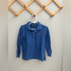 Blue Ralph lauren long sleeve polo